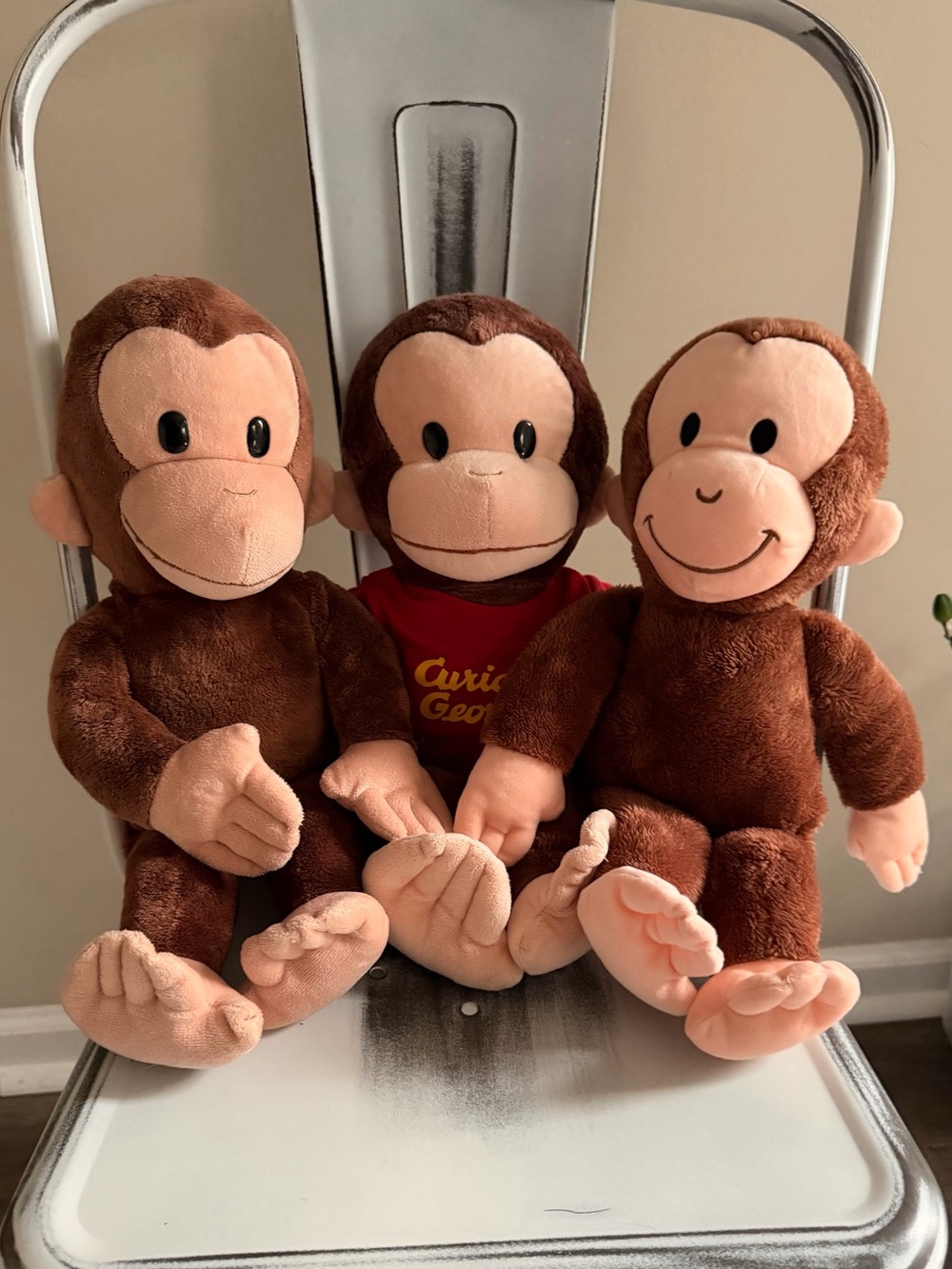 Curious George Stuffed Animal Plush Toy Bundle 
Lot of 3